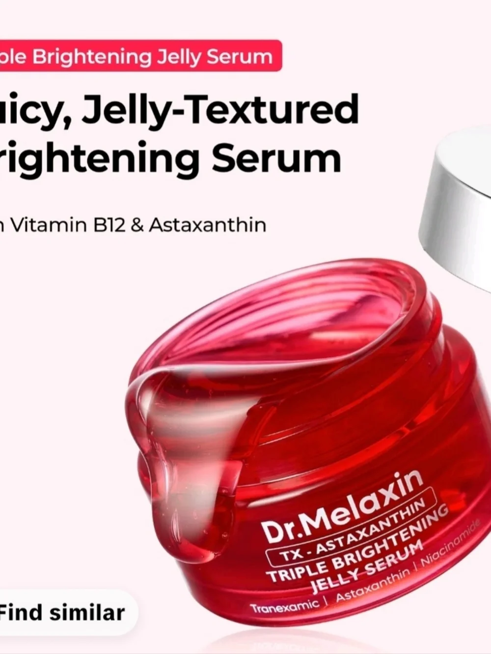 NEW SEALED DR MELAXIN ASTAXANTHIN BRIGHTENING DUO MASK/JELLY